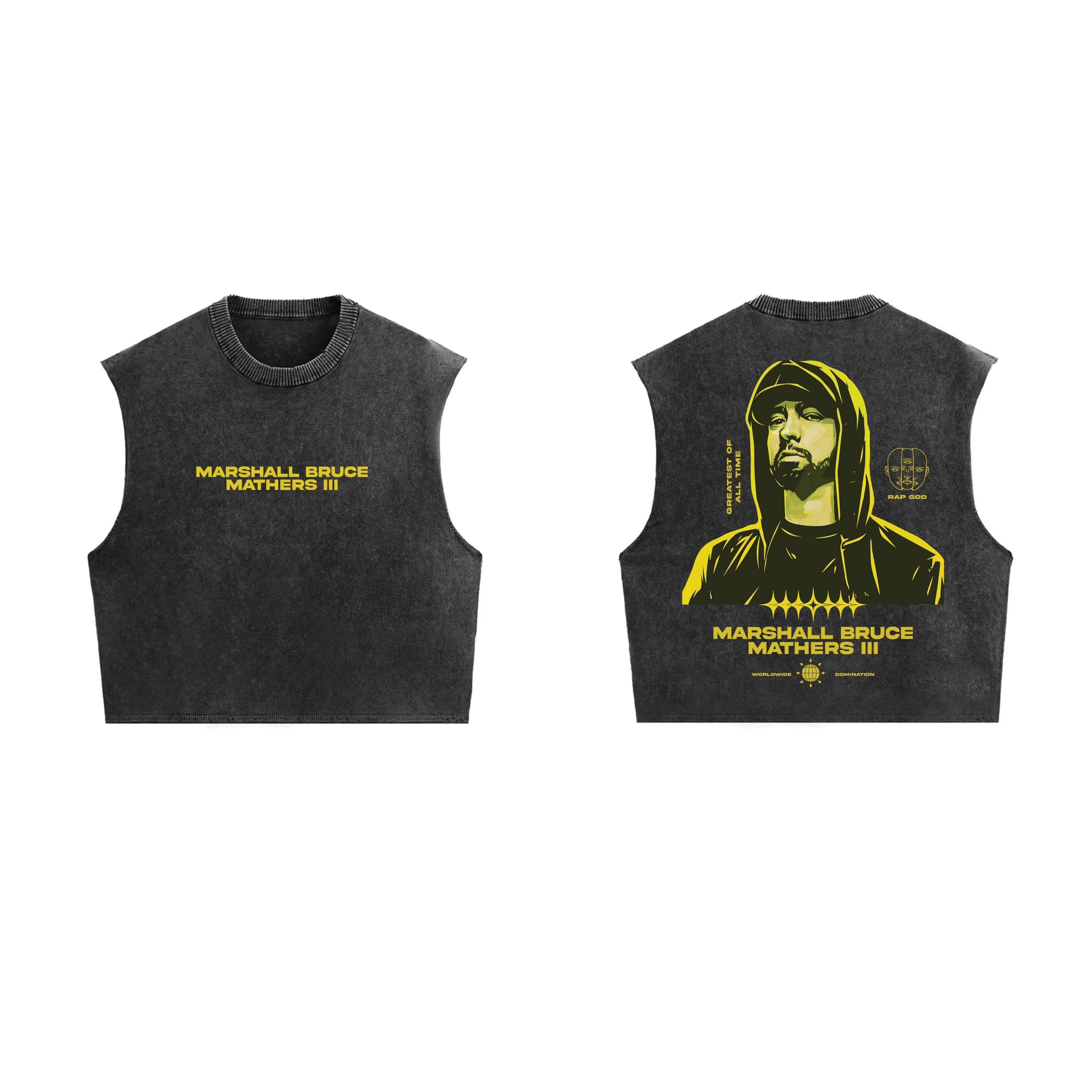 Eminem02 Designed Oversized Vest - Image 3