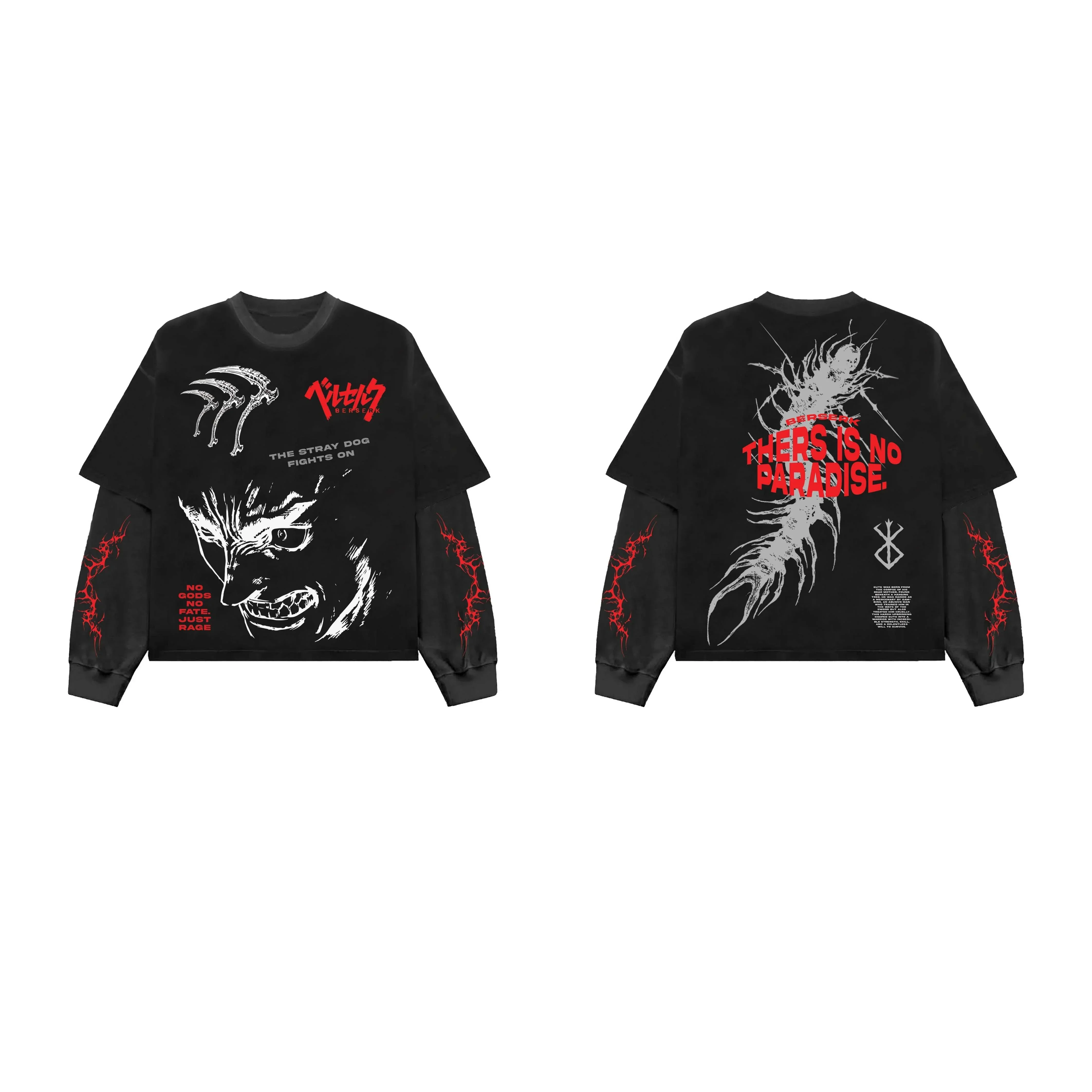 Guts Designed B&G Long Sleeve T-shirt - Image 3