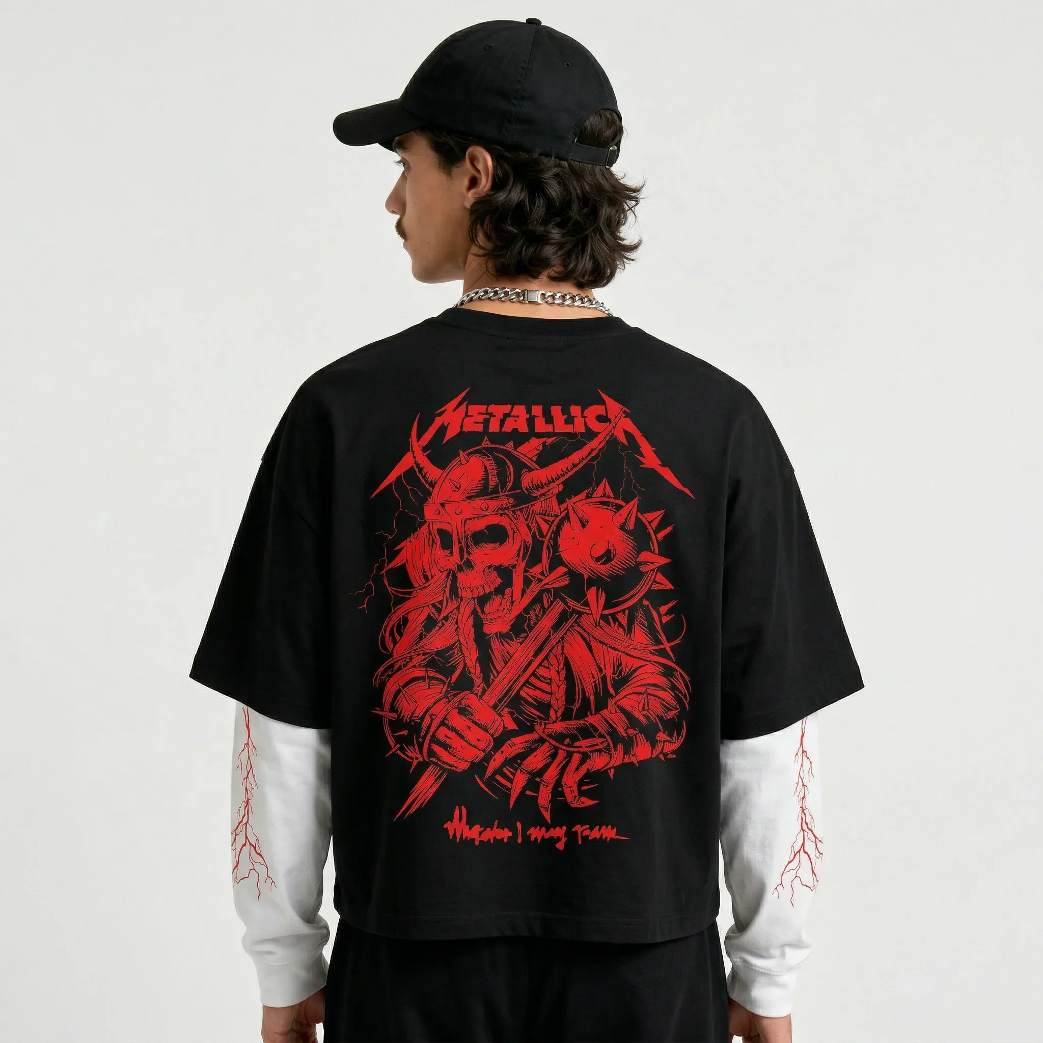 Metallica LS Oversized Tee - Image 4