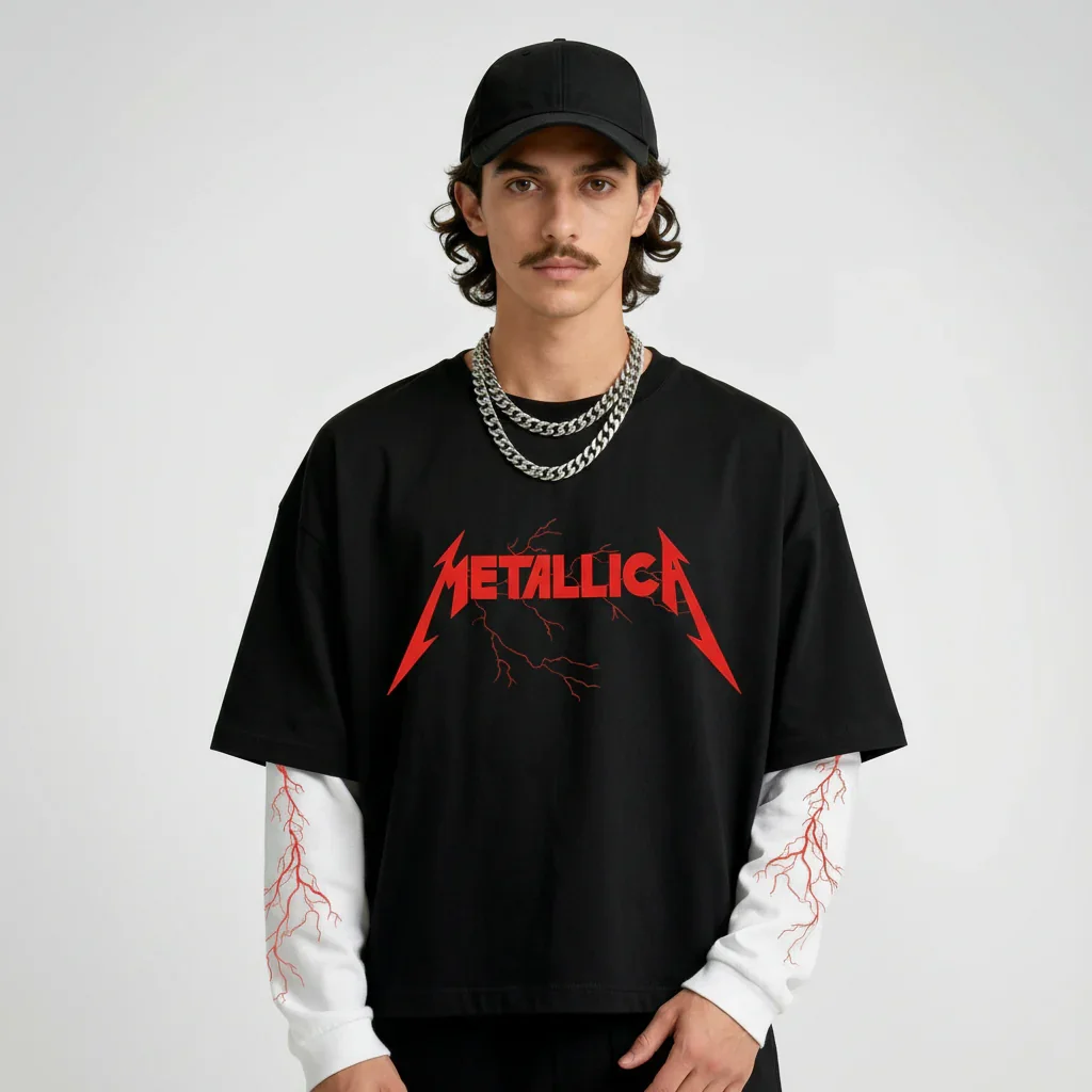 Metallica LS Oversized Tee - Image 5