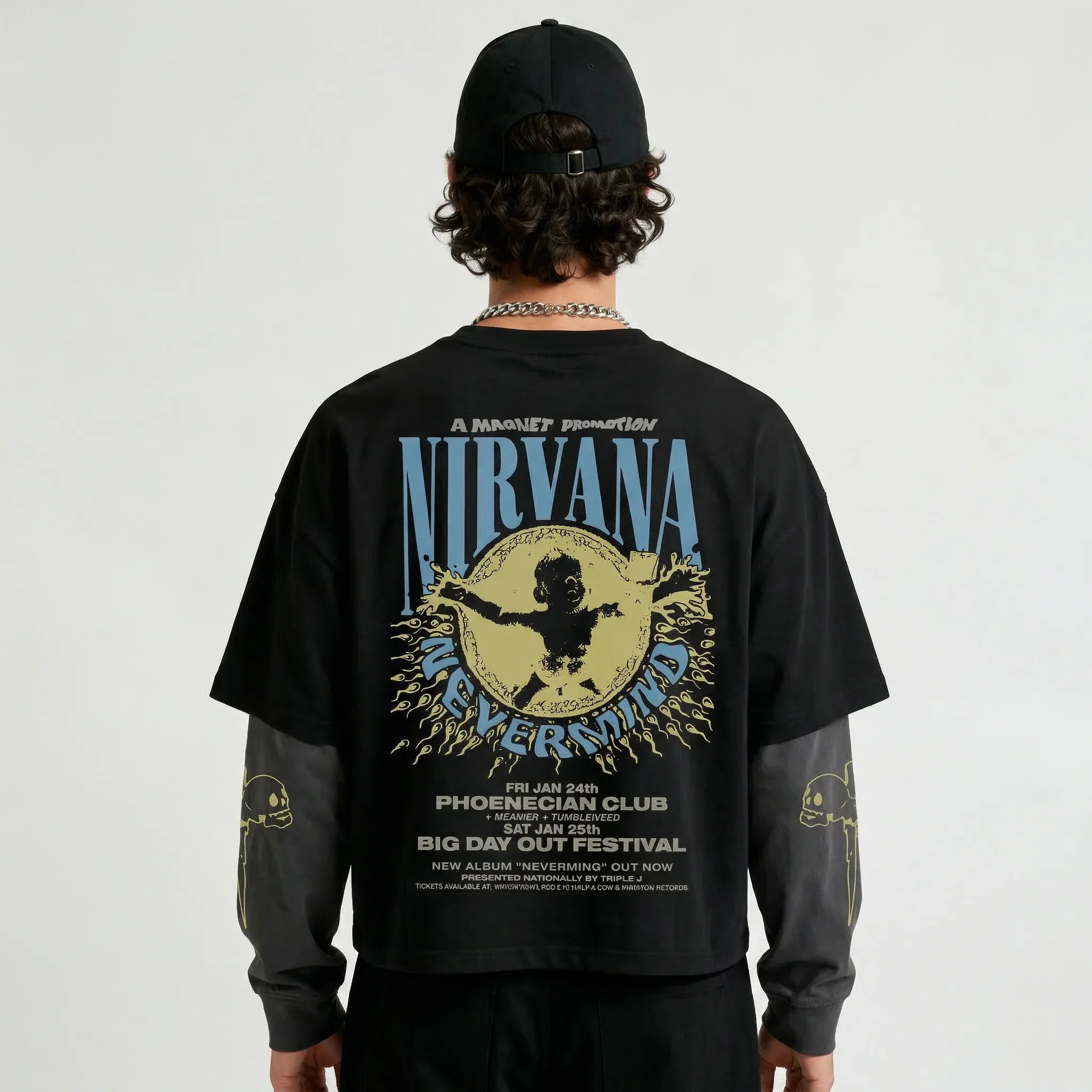 Nirvana LS Oversized Tee - Image 3