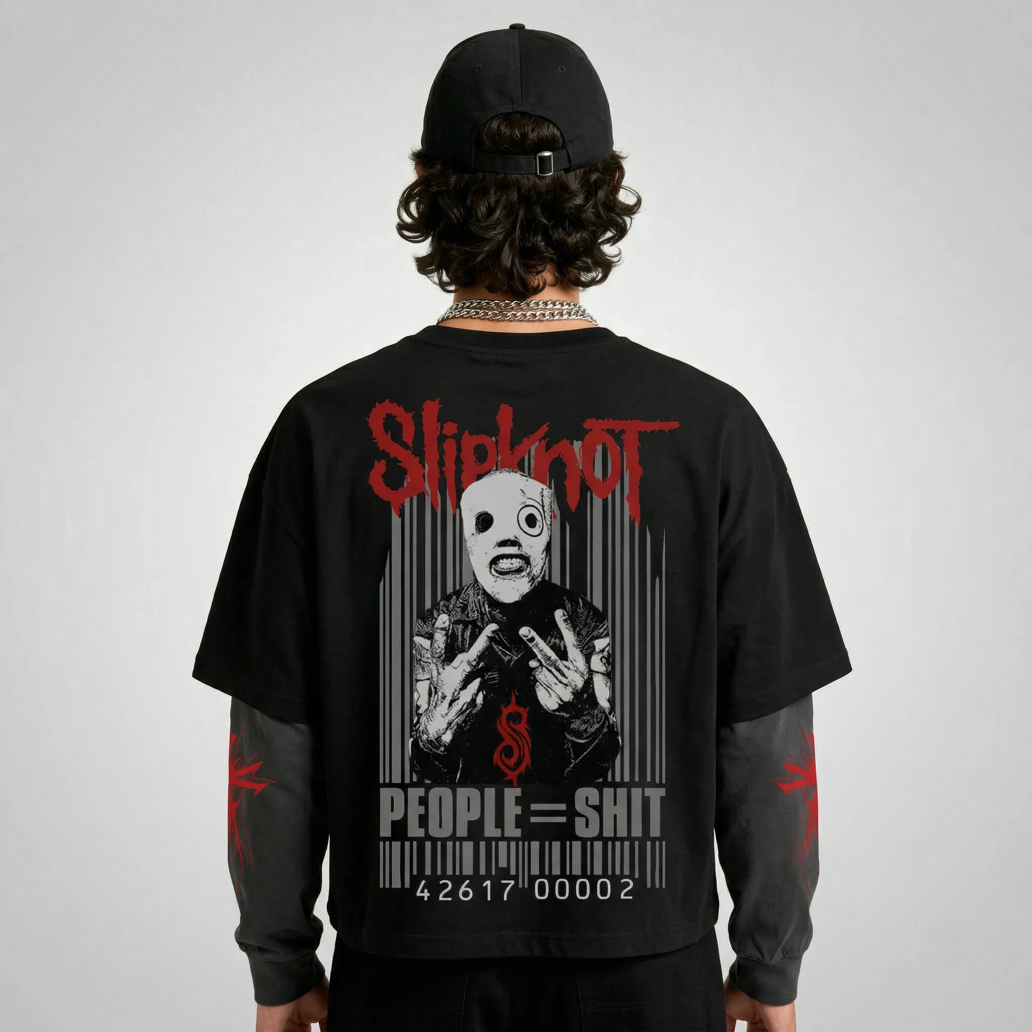 Slipknot – Barcode Carnage LS Tee - Image 3