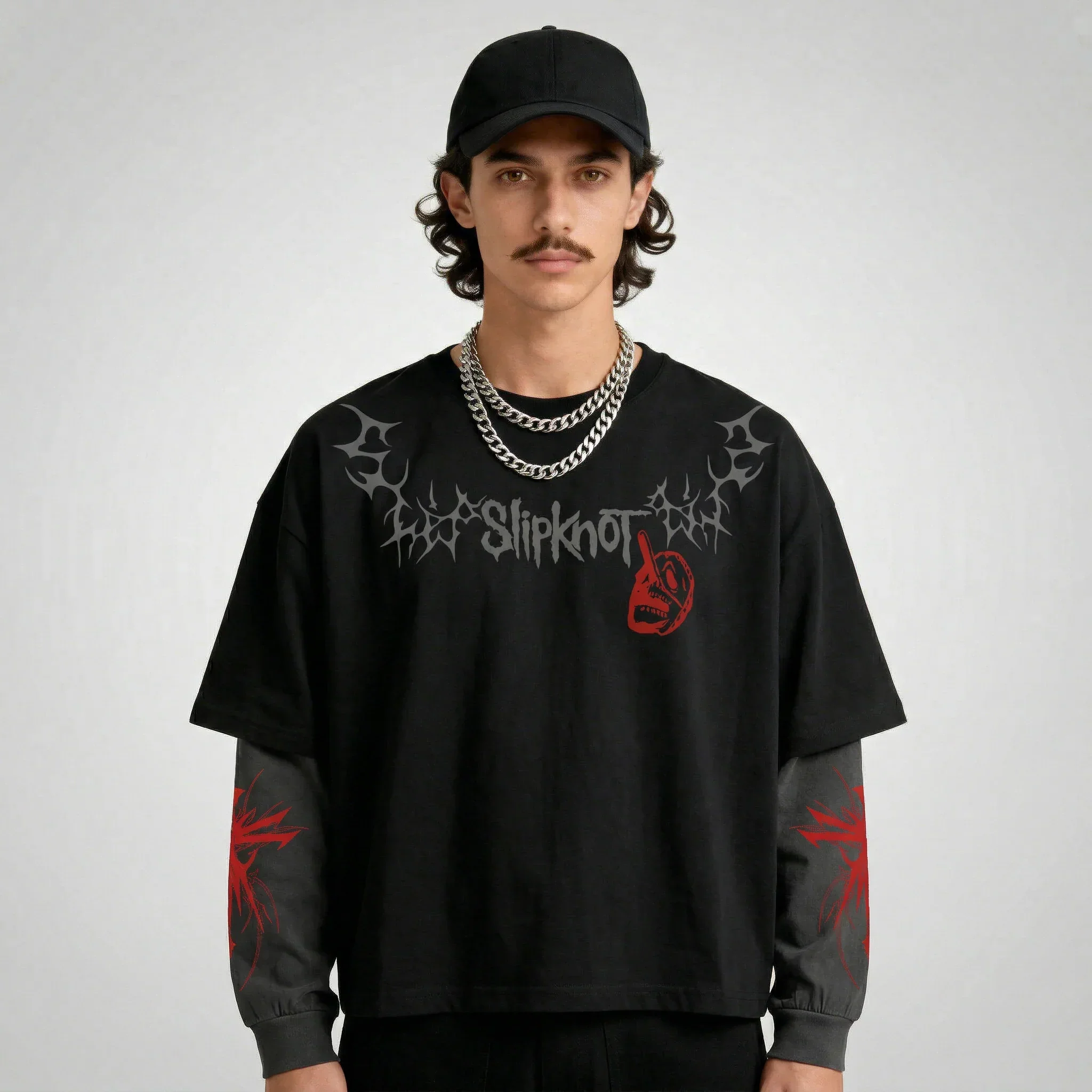 Slipknot – Barcode Carnage LS Tee - Image 4