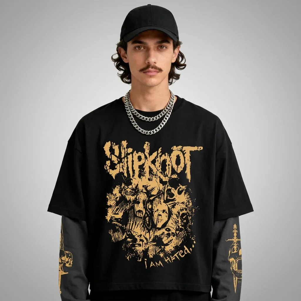 Slipknot LS Oversized Tee - Image 4