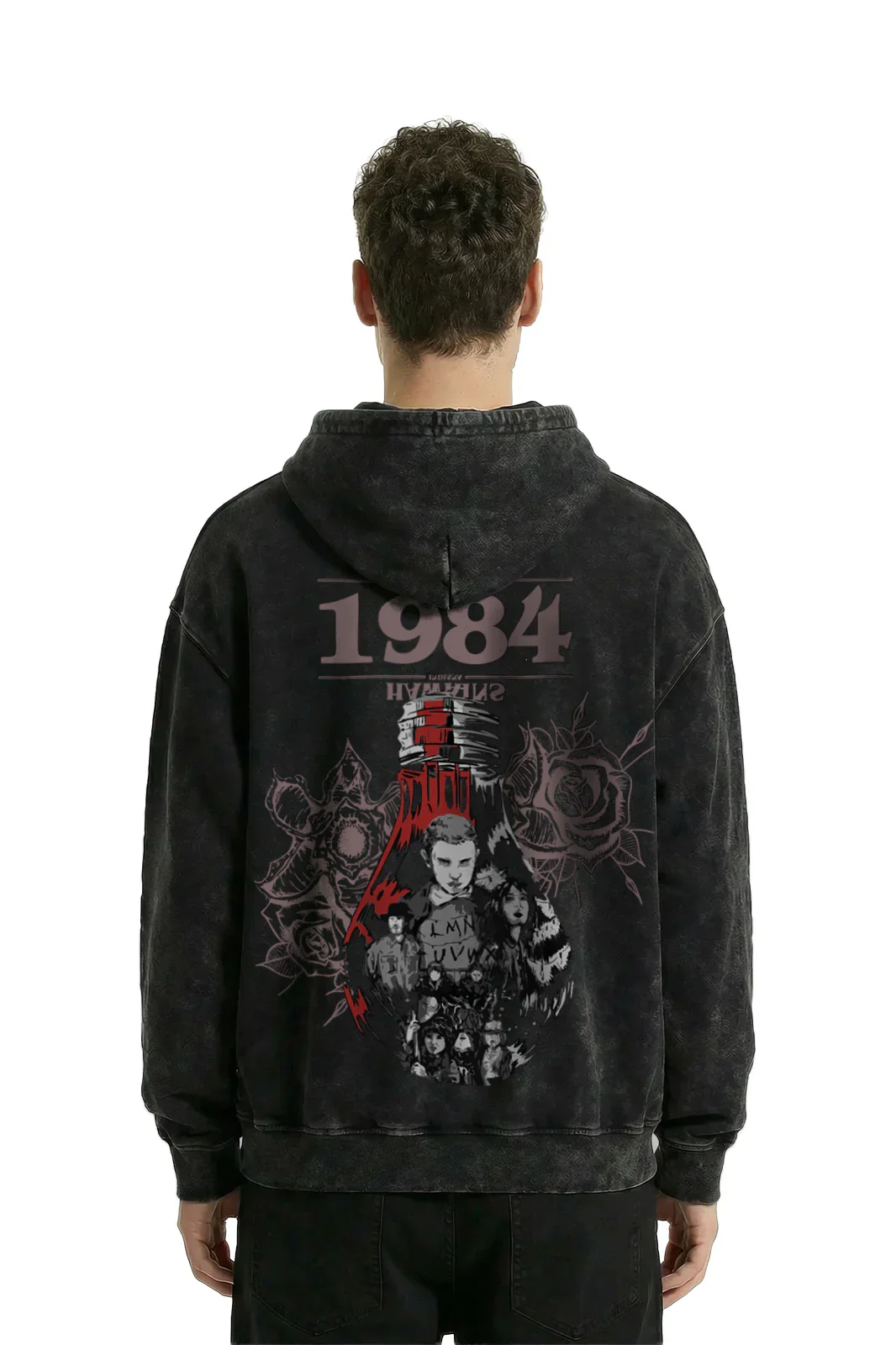 Stranger Things 1984 Red Signal Hoodie - Image 3