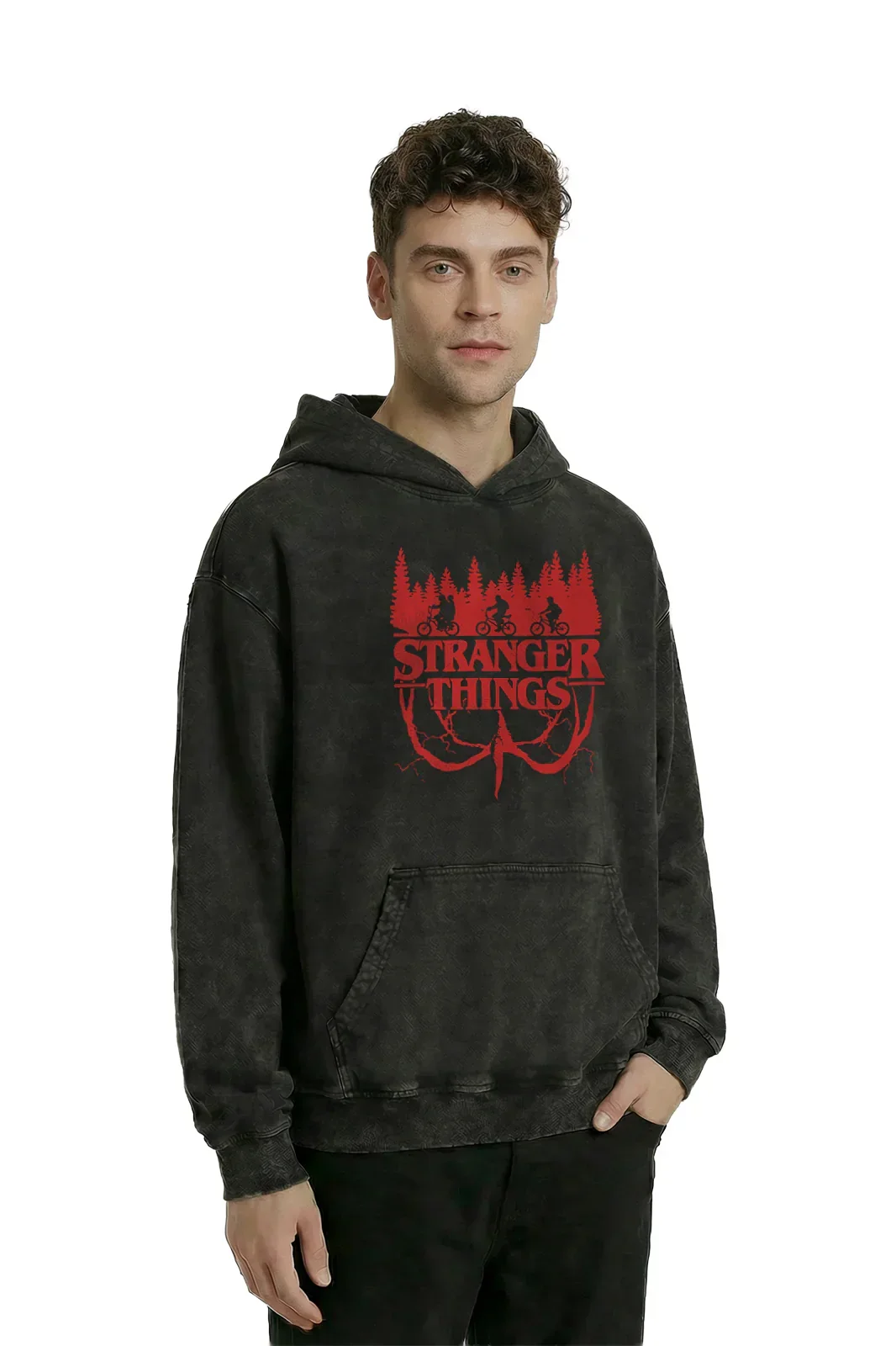 Stranger Things 1984 Red Signal Hoodie - Image 4